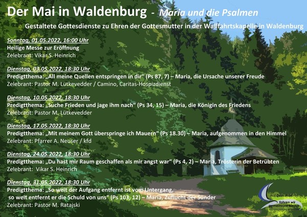 Plakat Mai in Waldenburg